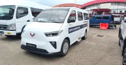 Wuling Mitra EV hadir di GIICOMVEC 2026 (Sumber: Poskota/ Erwan Hartawan)