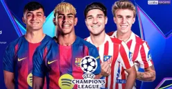Live Streaming Barcelona vs Atletico Madrid di Liga Champions 2025/2026 (Sumber: Vidio.com)