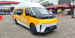 Farizon menampilkan model unggulan SV atau SuperVan (Sumber: Poskota/ Erwan Hartawan)
