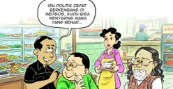 Ilustrasi obrolan warteg edisi Sabtu, 11 April 2026. (Sumber: Poskota/Arif Setiadi)