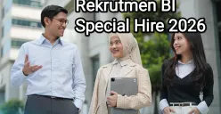 Pendaftaran rekrutmen BI Special Hire 2026 resmi dibuka. (Sumber: Bank Indonesia)