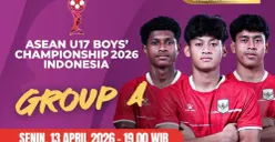 Link live streaming Timnas Indonesia U-17 vs Timor Leste di Piala AFF 2026. (Sumber: Instagram/@sports.indosiar)