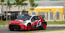 Toyota Gazoo Racing Indonesia mengawali musim dengan hasil positif pada ajang Kejurnas Sprint Rally 2026. (Sumber: TGRI)
