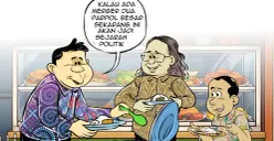 Ilustrasi Obrolan Warteg edisi Selasa, 14 April 2026. (Sumber: Poskota/Arif Setiadi)