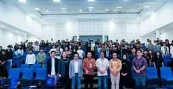 Program Data Unboxed Strengthening Indonesia’s AI Ecosystem: From Campus Innovation to National Impact di Auditorium Universitas Udayana, Bali, Jumat, 10 April 2026. (Sumber: Dok. Telkom Indonesia)