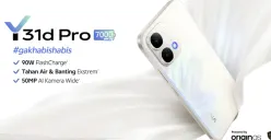 Vivo Y31d Pro meluncur di Indonesia dengan desain premium, layar 120Hz, Snapdragon 685, dan baterai jumbo 7000mAh. (Sumber: vivo.com)