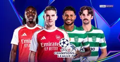 Live streaming Arsenal vs Sporting CP di leg 2 babak 8 besar Liga Champions 2025/2026. (Sumber: Vidio.com)