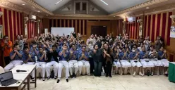Program edukasi digital CyberHeroes membekali 420 siswa dari berbagai sekolah di Indonesia untuk meningkatkan pemahaman keamanan siber. (Sumber: Dok. Telkom Indonesia)
