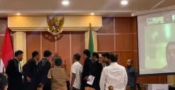 Persidangan dugaan tindak pidana korupsi (tipikor) atas kredit PT Prosympac Agro Lestari (PT PAL) di Palembang. (Sumber: Istimewa)