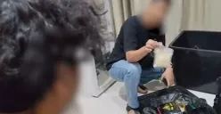 Direktorat Reserse Narkoba Polda Metro Jaya mengungkap praktik laboratorium gelap (clandestine lab) narkotika jenis tembakau sintetis di sebuah apartemen di wilayah Jakarta Pusat, Jumat, 17 April 2026. (Sumber: Dok. Polda Metro Jaya)