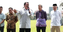 Bupati Tangerang, Maesyal Rasyid saat menghadiri HUT Forum Kadus, Kabupaten Tangerang. (Sumber: Poskota/Veronica Prasetio)