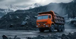 Ilustrasi mobil pengangkut batubara. (Sumber: Freepik)