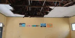 Kondisi ruang kelas SDN Cimanggu 3 di Kabupaten Pandeglang rusak. (Sumber: Dok. Istimewa)
