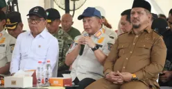 Mendagri Tito Karnavian di Kompleks Kantor Bupati Aceh Tamiang, Aceh, Selasa, 21 April 2026. (Sumber: Dok. Kemendagri)