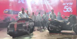 KYB Indonesia memperkenalkan lini produk suspensi terbaru. (Sumber: Poskota/ Erwan Hartawan)