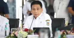 Wamendagri Akhmad Wiyagus saat rakor Pengembangan Jaringan Jalur Kereta Api Nasional di Stasiun Tanah Abang Baru, Jakarta Pusat, Rabu, 22 April 2026. (Sumber: Dok. Istimewa)