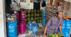 Salah satu agen gas yang berlokasi di kawasan Palmerah, Jakarta Barat. (Sumber: Poskota/Pandi Ramedhan)