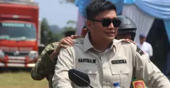 Ketua DPRD Kabupaten Bogor, Sastra Winara saat menghadiri program TNI Manunggal Membangun Desa (TMMD) ke-128, yang digelar di Desa Banyuasih, Kecamatan Cigudeg. (Sumber: Dok. Setwan DRPD Kabupaten Bogor)