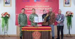 bank bjb perpanjang kerja sama dengan Mabes TNI, hadirkan layanan keuangan terintegrasi bagi personel. (Sumber: Dok. bank bjb)