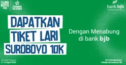 Ilustrasi cara ikut event lomba lari Suroboyo 10K lewat bank bjb. (Sumber: Istimewa)