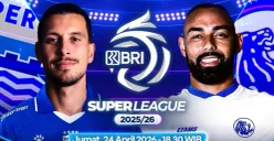 Link live streaming Persib vs Arema FC di pekan ke-29 Super League 2026. (Sumber: Instagram/@sports.indosiar)