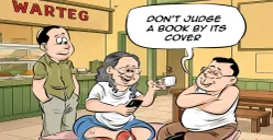 Ilustrasi Obrolan Warteg edisi Sabtu, 25 April 2026. (Sumber: Poskota/Arif Setiadi)