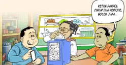 Obrolan Warteg: Ketum Parpol Cukup Dua Periode?, edisi Jumat, 24 April 2026. (Sumber: Poskota/Arif Setiadi)