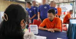 Kegiatan skrining kesehatan WBP Rutan Kelas I Tangerang. (Sumber: Poskota/Veronica Prasetio)