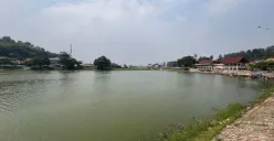 Suasana Situ Ciburuy di Padalarang, Kabupaten Bandung Barat. (Sumber: Poskota/Gatot Poedji Utomo)