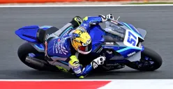 Pembalap muda Indonesia, Aldi Satya Mahendra, berhasil mengamankan poin pada seri ketiga World Supersport 2026 (Sumber: Yamaha Racing Indonesia)