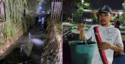 Warga RW 09 Kelurahan Jatake Kecamatan Jatiuwung, Tangerang, diresahkan adanya oknum yang diduga sengaja membuang limbah ke kali. (Sumber: Istimewa)