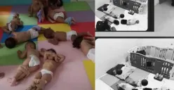 Viral kasus daycare Jogja, anak diduga diikat dan mengalami kekerasan. Polisi tetapkan 13 tersangka. (Sumber: X/@G3nX_files)