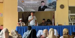 Anggota DPRD Jawa Barat, Abdul Karim, saat menggelar kegiatan Pengawasan Peraturan Pemerintah yang digelar di Desa Mekarsari, Kecamatan Agrabinta, Kabupaten Cianjur. (Sumber: Istimewa)