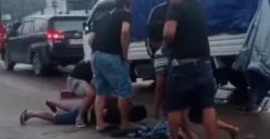 Tim Resmob menyergap komplotan curanmor bersenjata api di Pelabuhan Merak. (Sumber: Satreskrim Polres Serang)