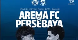 Saksikan live streaming Arema FC vs Persebaya Surabaya di BRI Super League 2025/2026. (Sumber: Instagram/@liga1match)