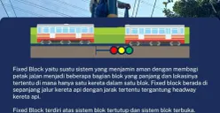 Ilustrasi. Pengertian Fixed Block usai tabrakan KRL dan KA Argo Bromo. (Sumber: X/@perkeretaapian)