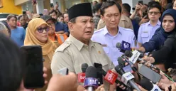 Presiden Prabowo Subianto saat berbicara kepada awak media di RSUD Bekasi, Selasa, 28 April 2026. (Sumber: Dok. Kesekretariatan Presiden)