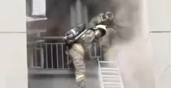 Kebakaran melanda Apartemen Mediterania Garden Residences 2 di kawasan Tanjung Duren, Jakarta Barat, pada Kamis pagi, 30 April 2026. (Sumber: Istimewa)