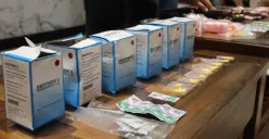 Barang bukti obat-obat keras hasil operasi senyap Polres Metro Bekasi di di Kampung Kavling, Cikarang Utara, Bekasi. (Sumber: Dok. Polres Metro Bekasi)