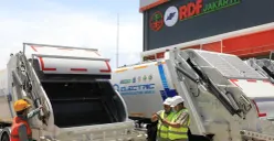 DLH DKI Jakarta meningkatkan teknologi pengendalian pencemaran udara untuk memastikan aktivitas pengolahan sampah di RDF Plant Rorotan, Jakarta Utara. (Sumber: DLH DKI Jakarta)