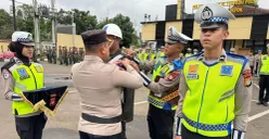 Gelar pasukan Operasi Keselamatan Jaya 2026 di Mapolres Metro Depok, Senin, 2 Februari 2026 pagi. (Sumber: Dok. Satlantas Polres Metro Depok)