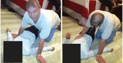 Potret Jeffrey Epstein bersama anak-anak (Sumber: X/@ihsanagaz)