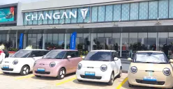 Dealer Changan di PIK, Jakarta. (Sumber: Poskota/Erwan Hartawan)