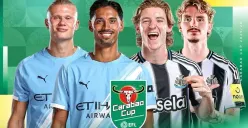 Saksikan live streaming Manchester City vs Newcastle di semifinal Carabao Cup 2025/2026 (Sumber: Vidio.com)