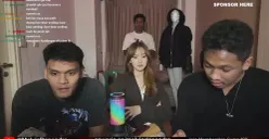 Julia Prastini alias Jule akhirnya tampil secara terbuka bersama Safrie Ramadhan di YouTube Melvin Danendra. (Sumber: YouTube/Melvin Danendra)