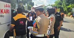 Potret Ramp Check Operasi Keselamatan Lodaya 2026 di Kabupaten Purwakarta, Jawa Barat. (Sumber: Poskota/Dadan Sukmana)