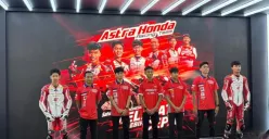 AHM membina pebalap muda terus berlanjut di musim 2026 melalui AHRT, dengan partisipasi di Moto3 Junior, ARRC, dan kompetisi nasional. (Sumber: Poskota/Aldi Harlanda Irawan)