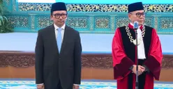 Adies Kadir dan Juda Agung dalam upacara pelantikan di Istana Negara, Jakarta, Kamis, 5 Januari 2026. (Sumber: Youtube/Sekretariat Presiden)