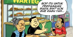 Obrolan warteg hari ini, Kamis, 5 Februari 2026. (Sumber: Poskota/Arif Setiadi)