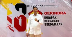 Anggota DPRD Jabar, Abdul Karim menghadiri HUT ke-18 Gerindra di Hotel Horison, Kota Bandung, Kamis, 5 Februari 2026. (Sumber: Dok. Istimewa)
